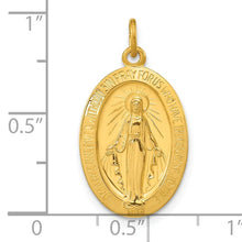 Sterling Silver and 24k Gold -plated Miraculous Medal