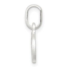 Sterling Silver Rhodium-plated Satin Angel Charm