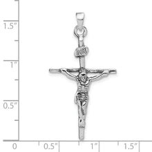 Sterling Silver Antiqued Crucifix Charm