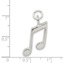 Sterling Silver Music Notes Charm