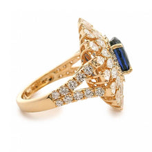 Statement Oval Sapphire Ring