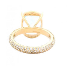 One Of A Kind Cushion Aquamarine Ring