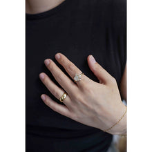 Radiant Diamond Ring With Half Mixed Shape Diamond Halo