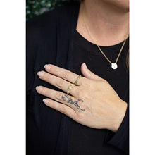 Black Diamond Rounded Pave Stackable Band