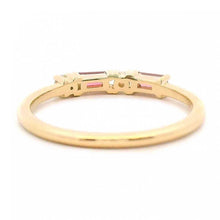 Mixed Stone Opal and Pink Tourmaline Ring