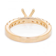 Semi-mount Half-Eternity Diamond Band